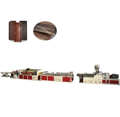 Linha de produção de painel de parede de painel de porta de PVC